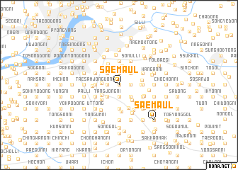 map of Sae-maŭl