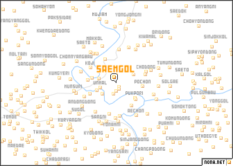 map of Saem-gol