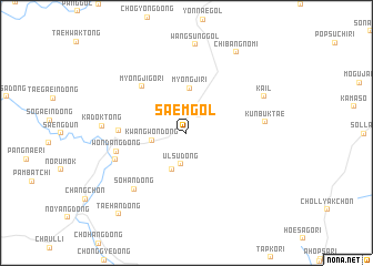 map of Saem-gol