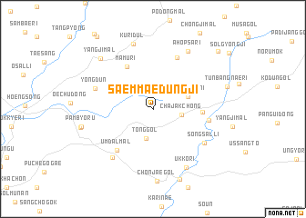 map of Saemmaedungji