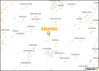 map of Saemnae