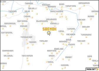 map of Saemok