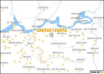 map of Saenggye-dong