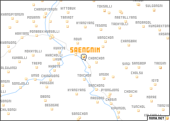 map of Saengnim