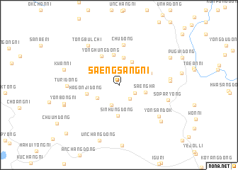 map of Saengsang-ni