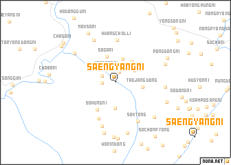 map of Saengyang-ni