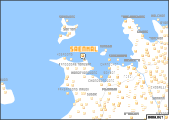 map of Saen-mal