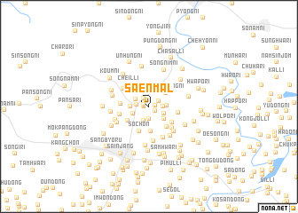 map of Saenmal