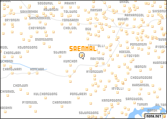 map of Saenmal