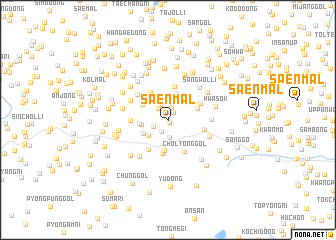 map of Saen-mal