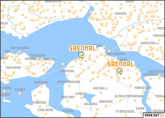 map of Saen-mal