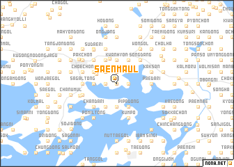 map of Saen-maŭl