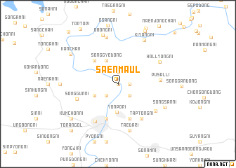 map of Saen-maŭl