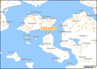 map of Saenŏmŏ
