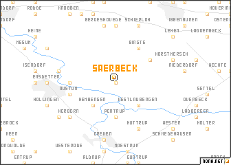 map of Saerbeck