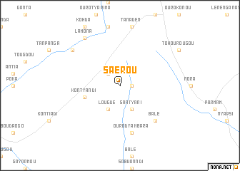 map of Saérou