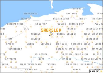 map of Særslev