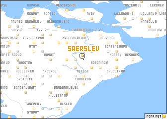 map of Særslev