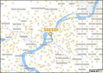 map of Saesŏm