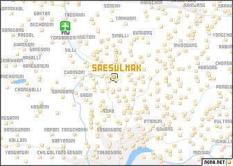 map of Saesulmak