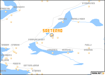 map of Sætermo