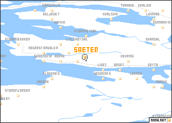 map of Sæter