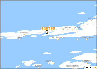 map of Sæter