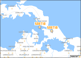 map of Saetía