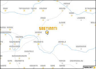 map of Saétinnti
