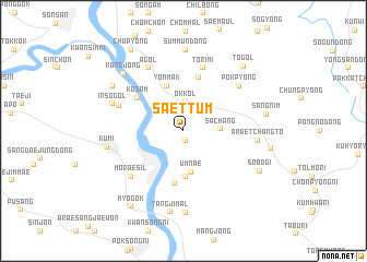 map of Saettŭm