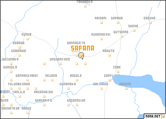 map of Safana