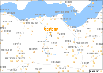 map of Safane