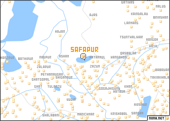 map of Safāpur