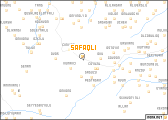 map of Şǝfǝqli