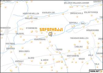 map of Şafar Ḩājjī