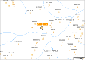 map of Safári