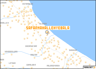 map of Şafar Maḩalleh-ye Bālā