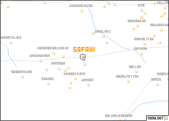 map of Şafāwī