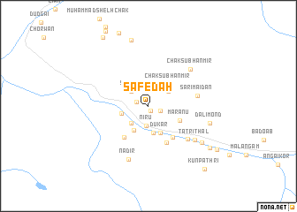 map of Safedāh