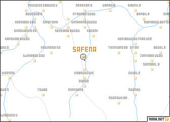 map of Saféna