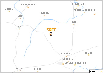 map of Safe