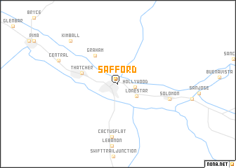 map of Safford