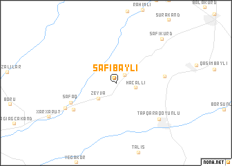 map of Şǝfibǝyli