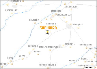 map of Sǝfikürd