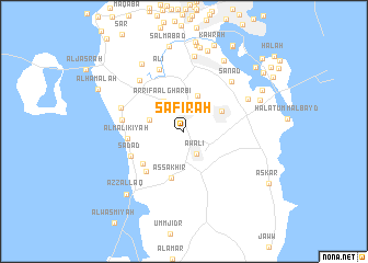 map of Şāfirah