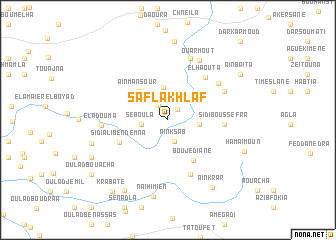 map of Saf Lakhlaf