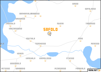 map of Safolo