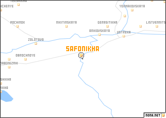 map of Safonikha