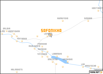 map of Safonikha