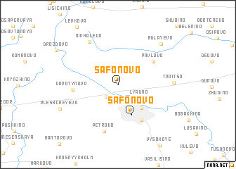 map of Safonovo